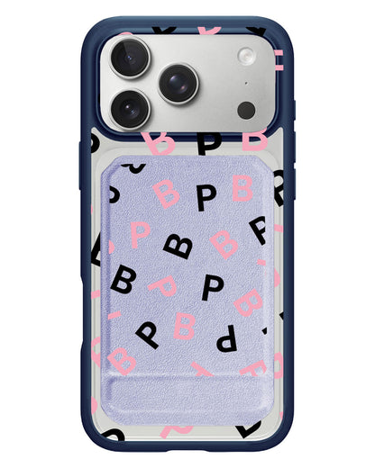 iPhone Magnetic Multifold Wallet - Blackpink Monogram