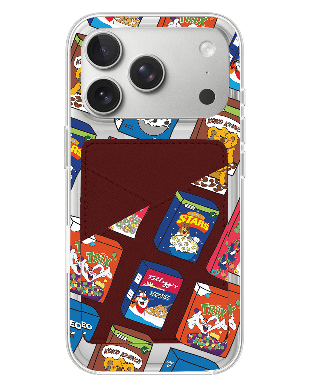 iPhone Phone Wallet Case - Cereal Boxes 2.0