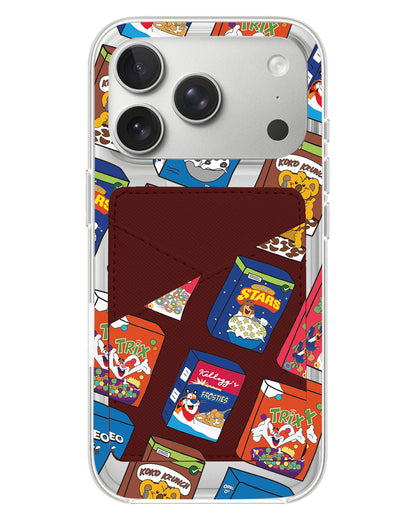 iPhone Phone Wallet Case - Cereal Boxes 2.0