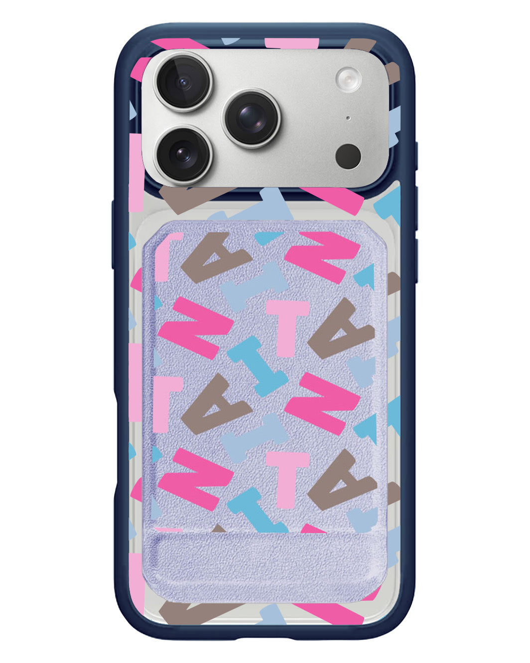 iPhone Magnetic Multifold Wallet - Scattered Monogram 2.0
