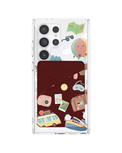 Android Phone Wallet Case - Travel