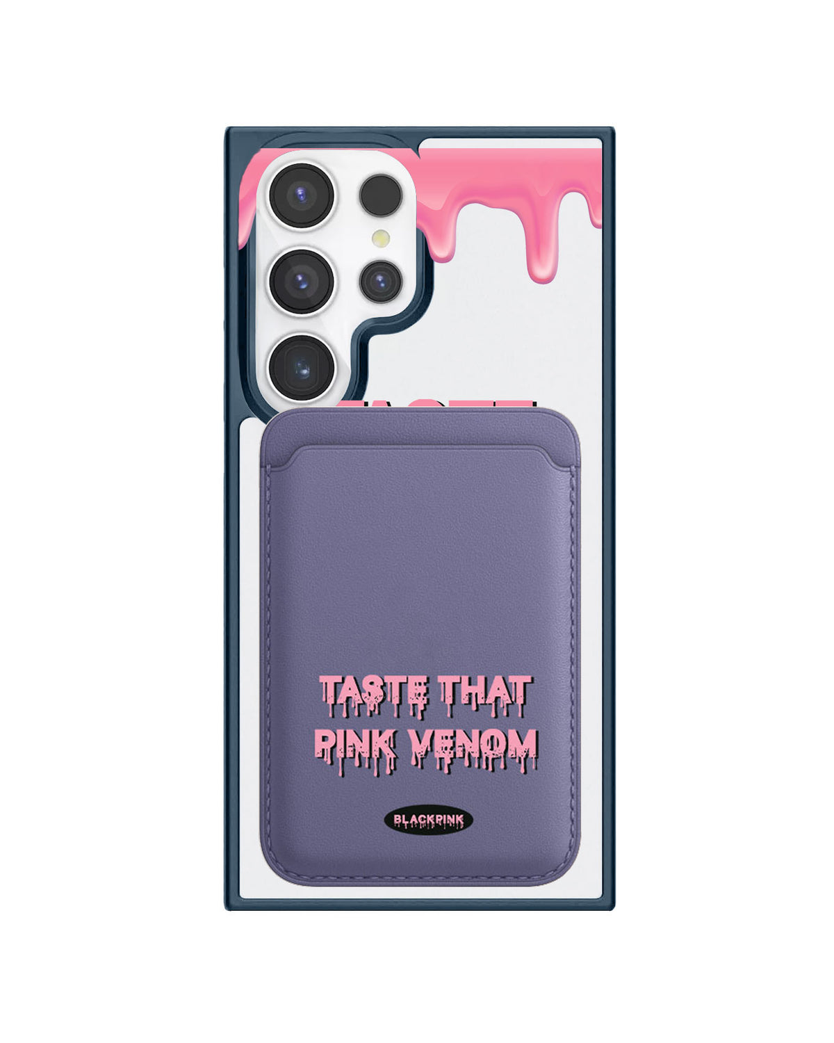 Android Magnetic Wallet Case - Pink Venom