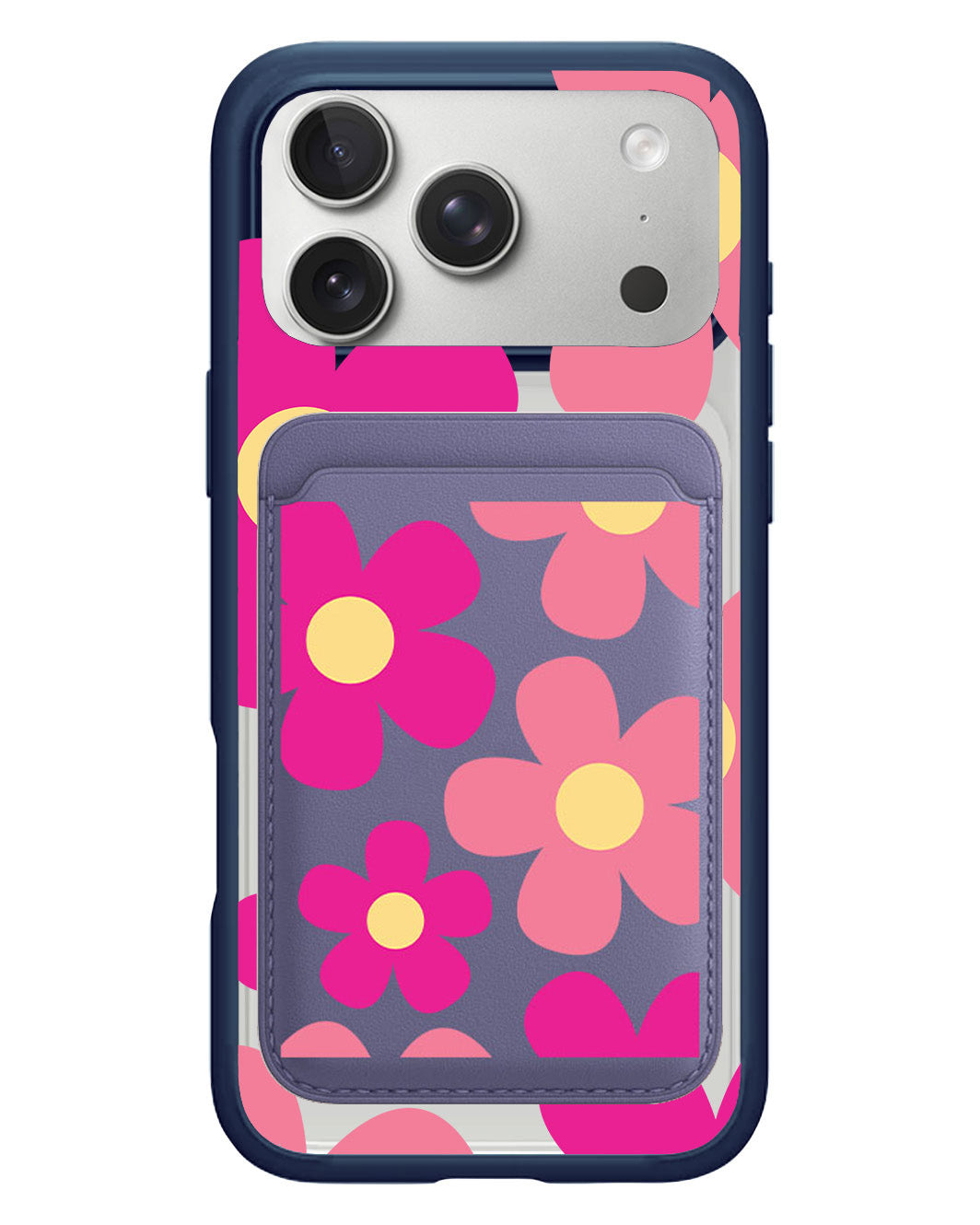 iPhone Magnetic Wallet Case - Daisy Delight