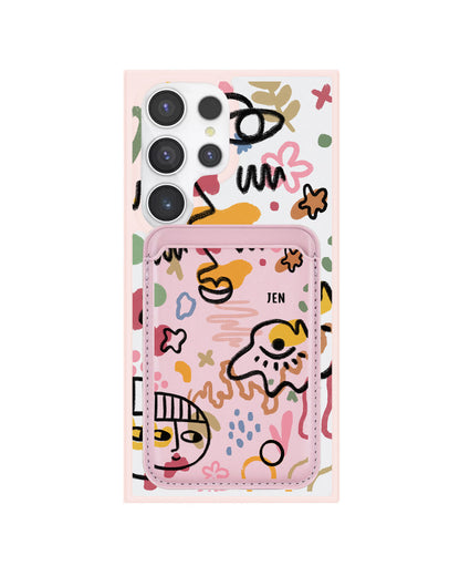 Android Magnetic Wallet Case - Abstract 3.0