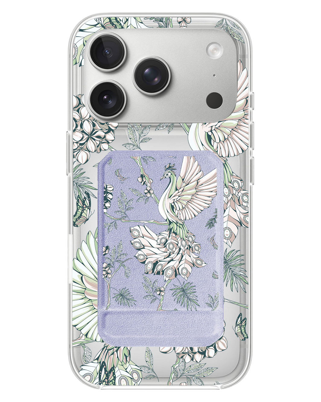 iPhone Magnetic Multifold Wallet - Peacock 4.0