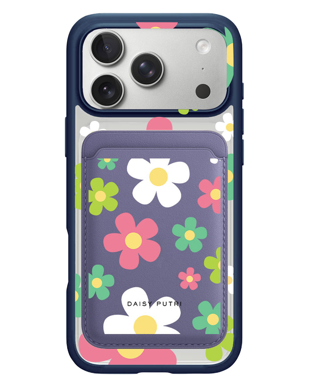 iPhone Magnetic Wallet Case - Daisy Wild