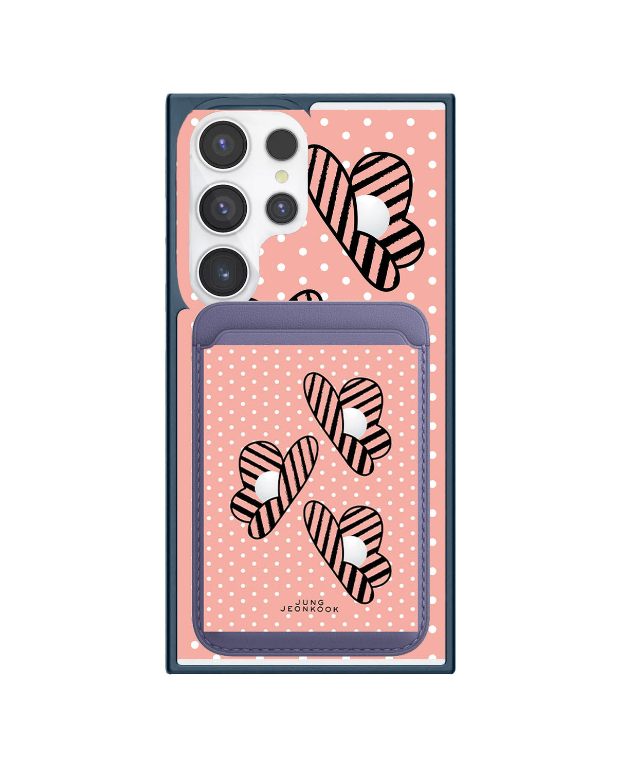 Android Magnetic Wallet Case - Pink Honey