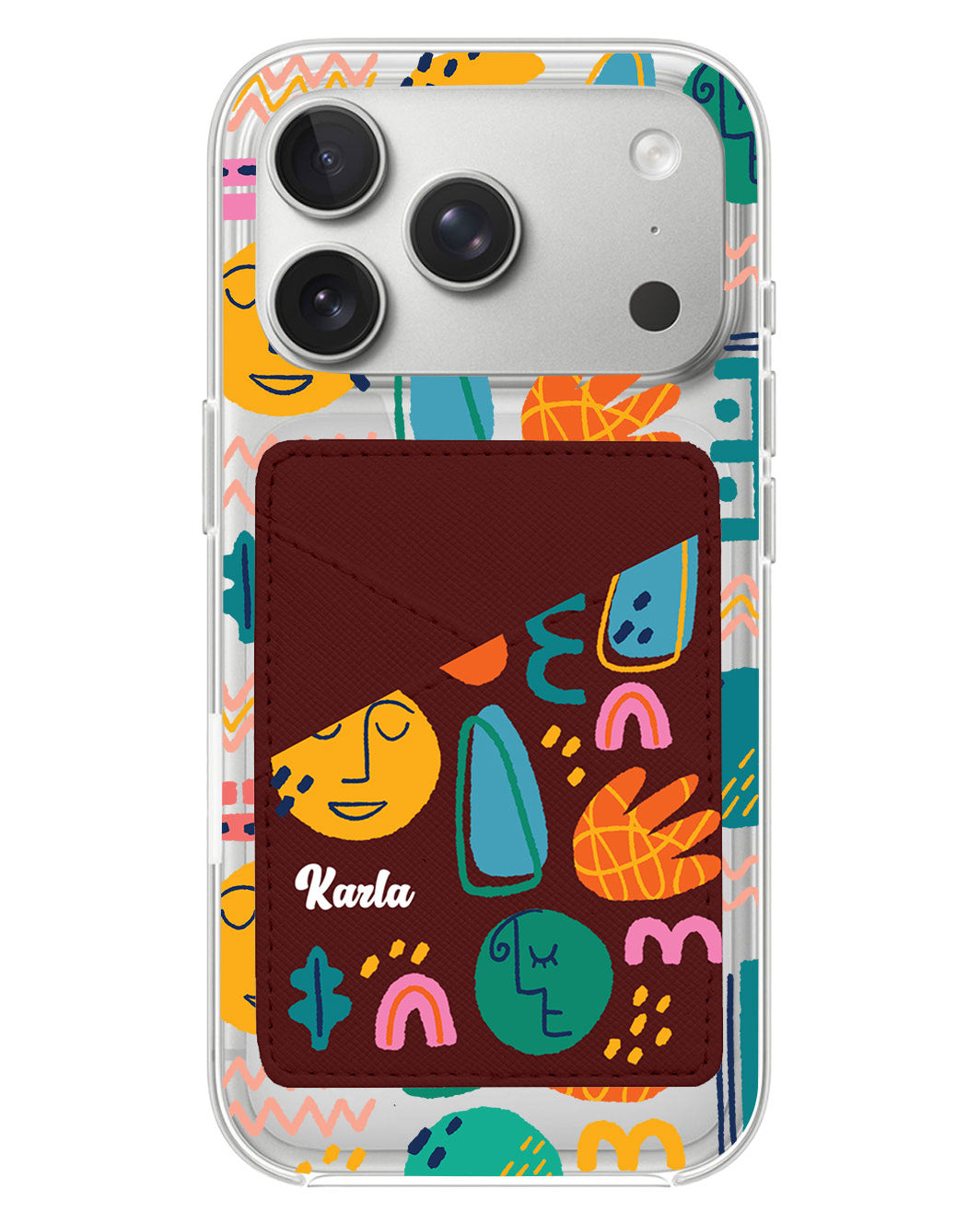 iPhone Phone Wallet Case - Silent Art