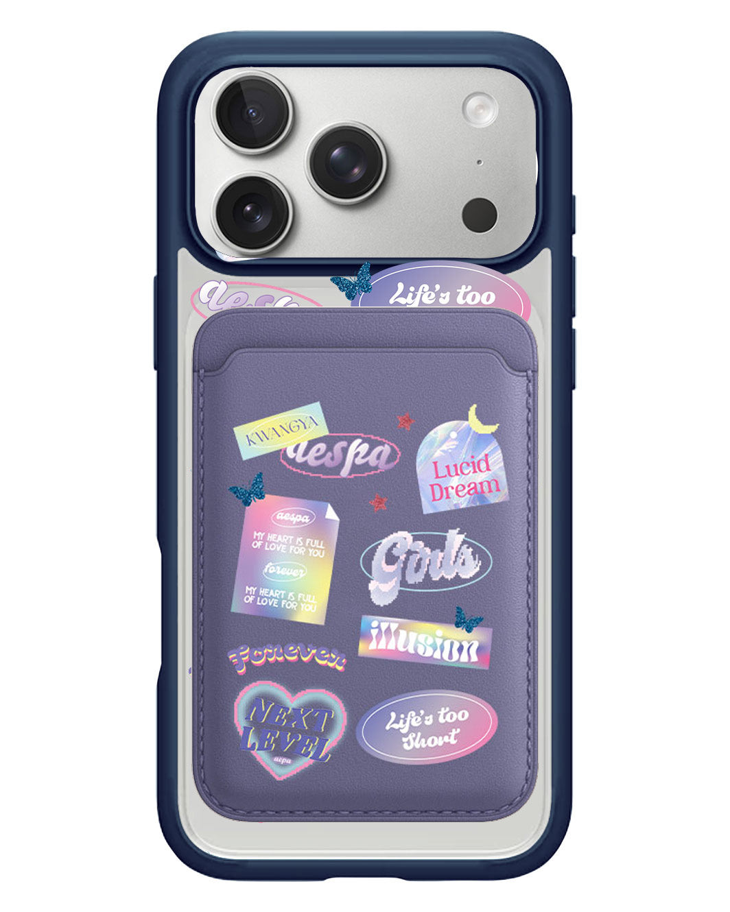 iPhone Magnetic Wallet Case - Aespa Girls Pack