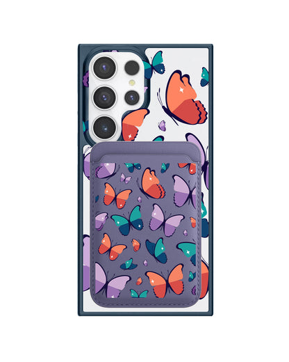 Android Magnetic Wallet Case - Butterfly