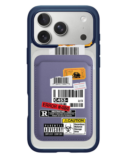 iPhone Magnetic Wallet Case - Label Sticker Pack