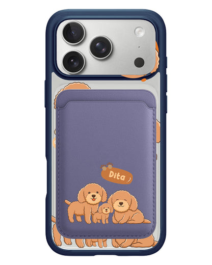 iPhone Magnetic Wallet Case - Poodle Squad 4.0