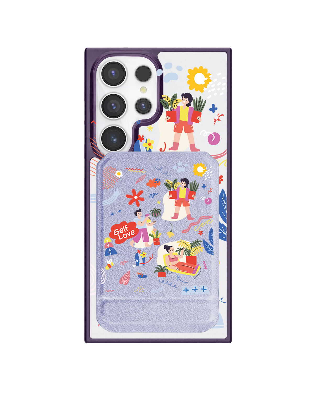 Android Magnetic Multifold Wallet - Self Love Sticker Pack 1.0