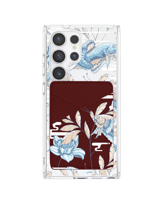 Android Phone Wallet Case - Fish & Floral 4.0