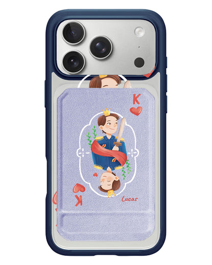 iPhone Magnetic Multifold Wallet - King