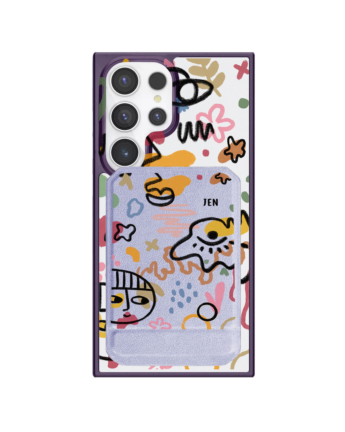 Android Magnetic Multifold Wallet - Abstract 3.0