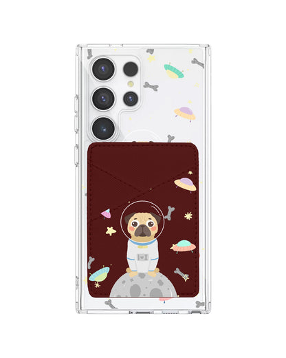 Android Phone Wallet Case - Pugstronaut