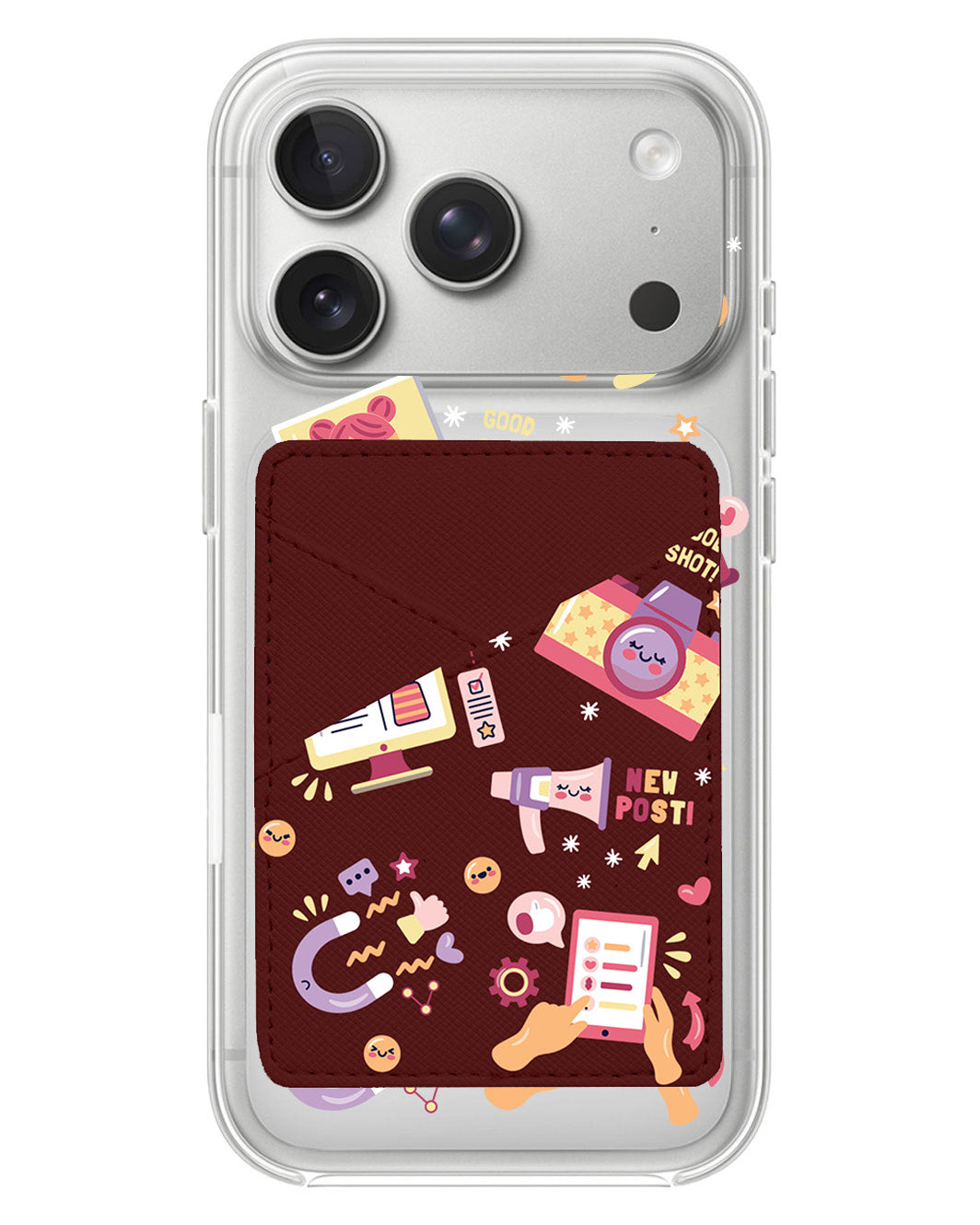iPhone Phone Wallet Case - Conten Creator