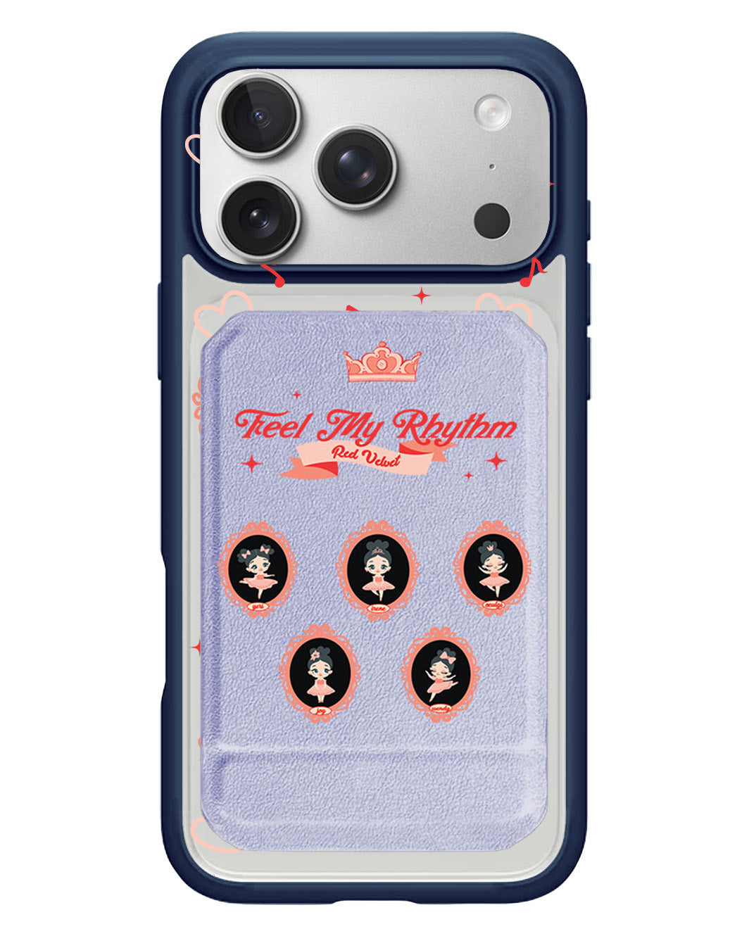 iPhone Magnetic Multifold Wallet - Red Velvet Feel My Rhythm