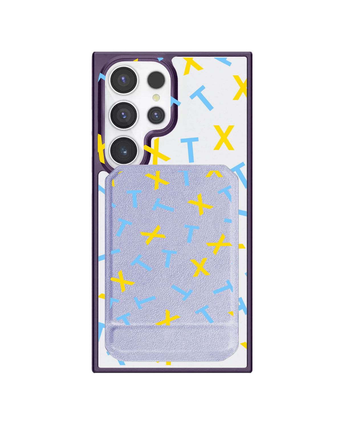 Android Magnetic Multifold Wallet - TXT Monogram
