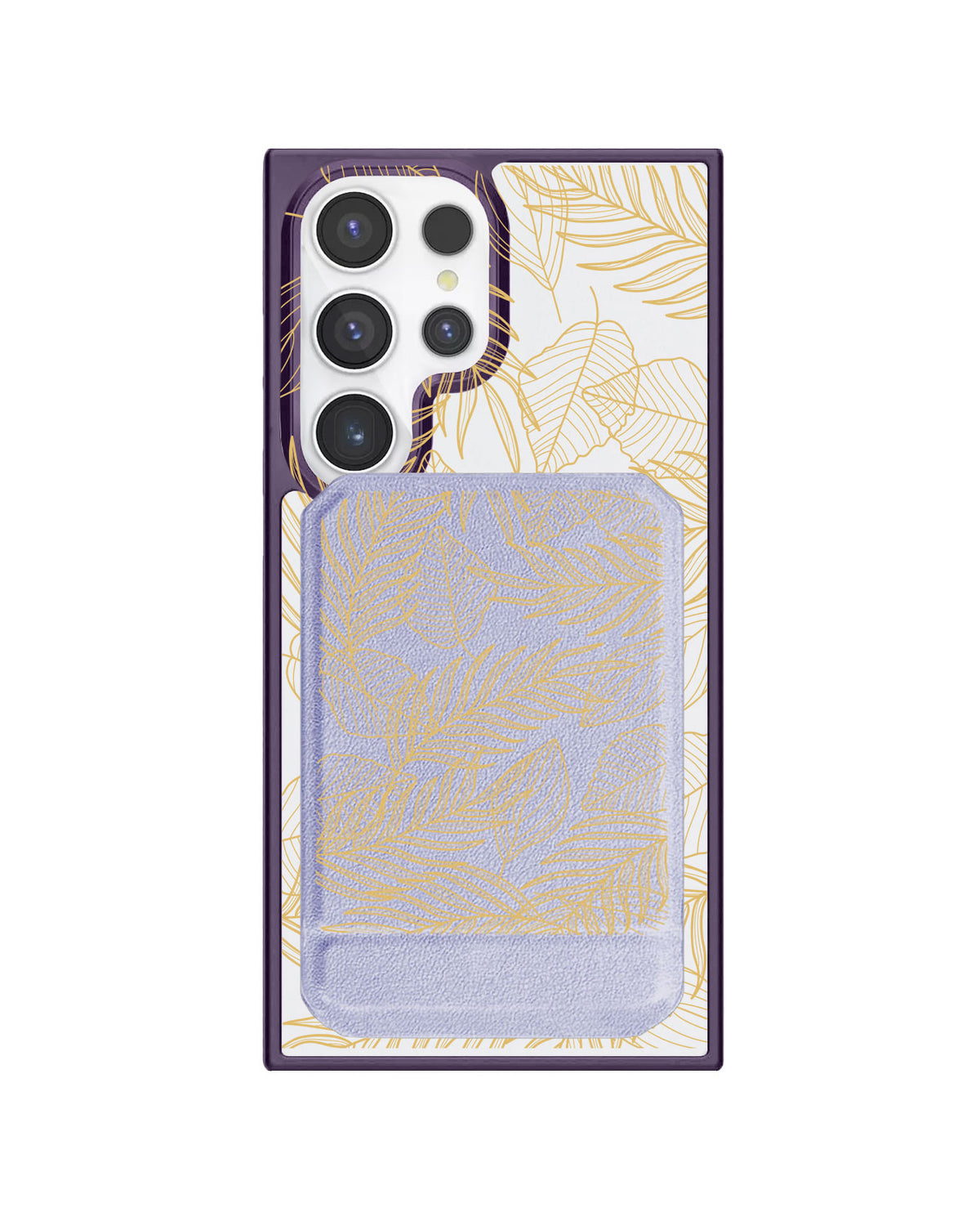 Android Magnetic Multifold Wallet - Sketchy Tropical 1.0