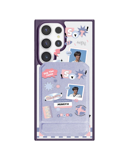 Android Magnetic Multifold Wallet - Seventeen World