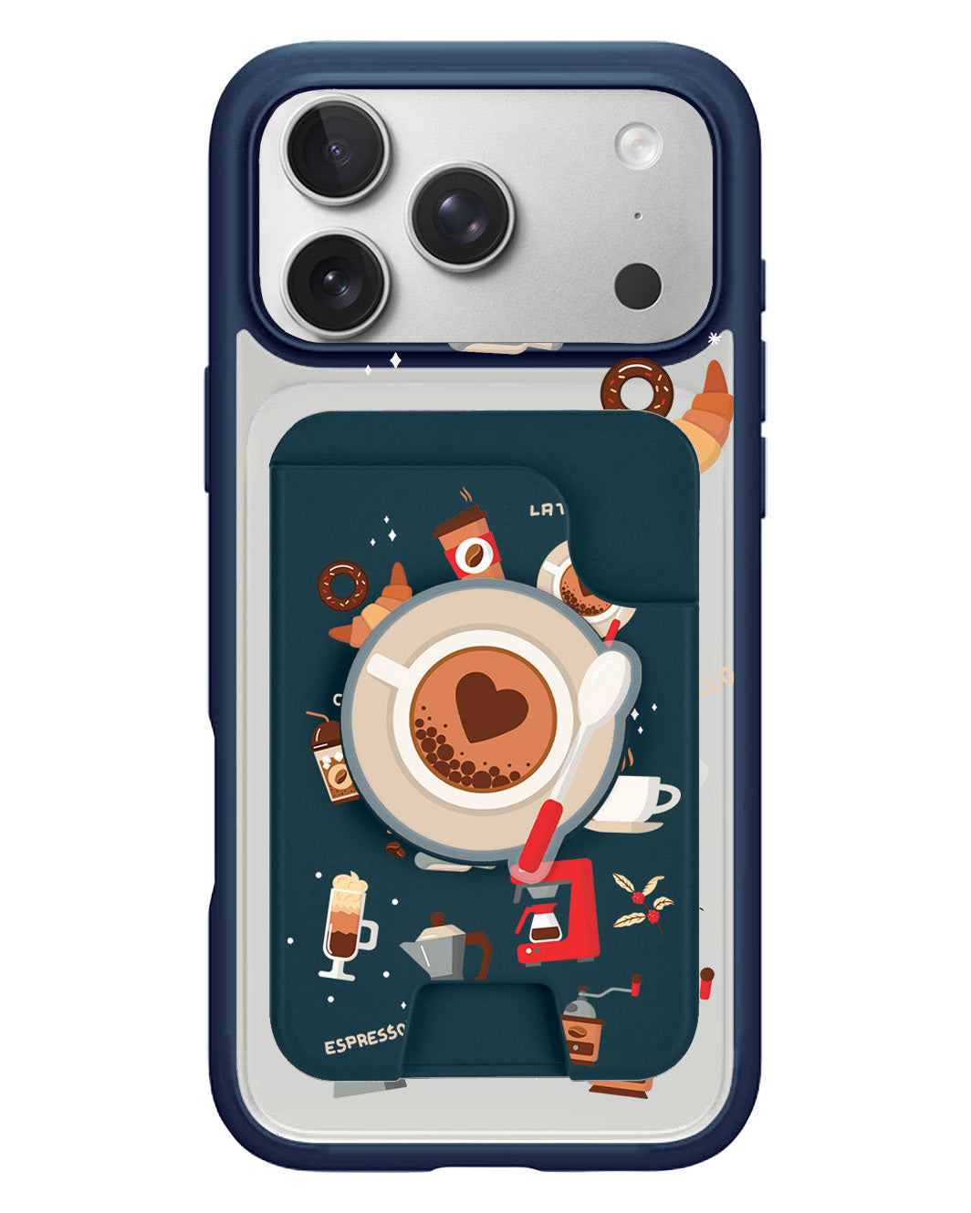 iPhone Magpop Wallet - Barista