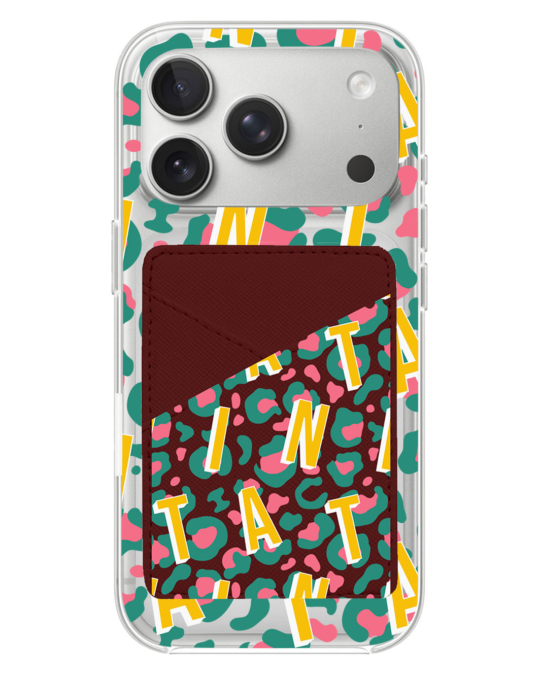 iPhone Phone Wallet Case - Leopard Monogram 4.0