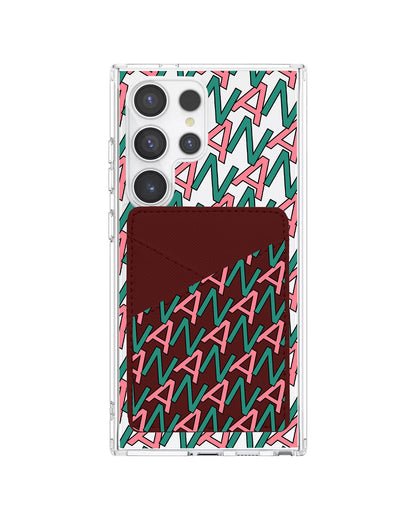 Android Phone Wallet Case - Initial 7.0 Monogram