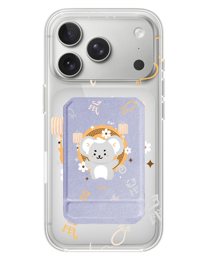 iPhone Magnetic Multifold Wallet - Rat (Chinese Zodiac / Shio)