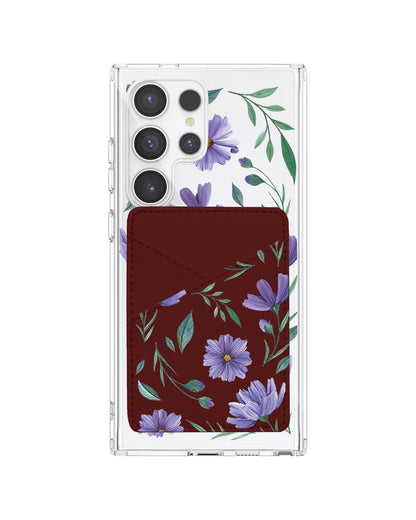Android Phone Wallet Case - February Violet