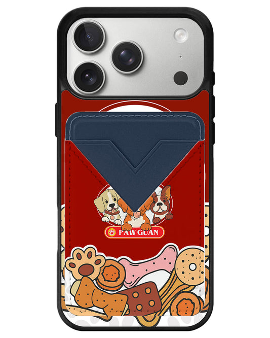 iPhone Avant Wallet Case - Pawguan Dog