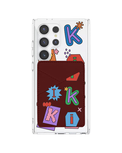 Android Phone Wallet Case - Adorable Monogram 1
