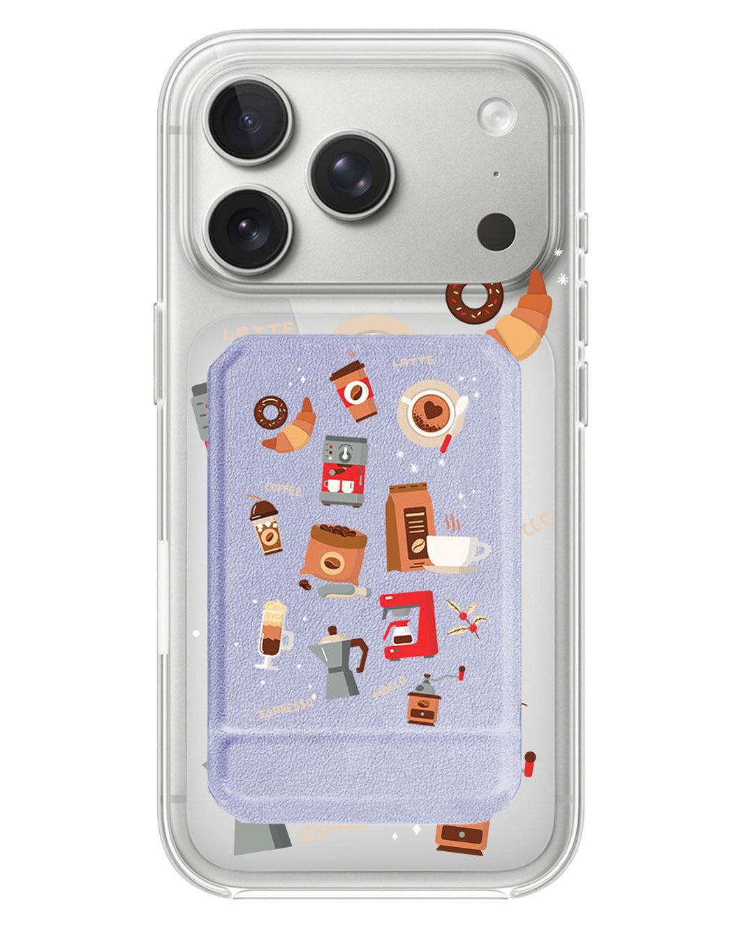 iPhone Magnetic Multifold Wallet - barista