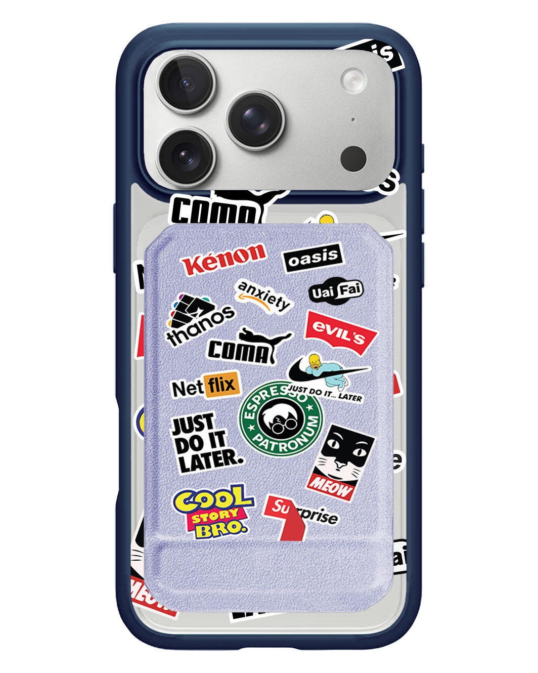 iPhone Magnetic Multifold Wallet - Brand Parody 1.0