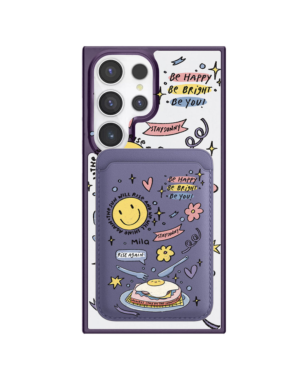 Android Magnetic Wallet Case - Rise
