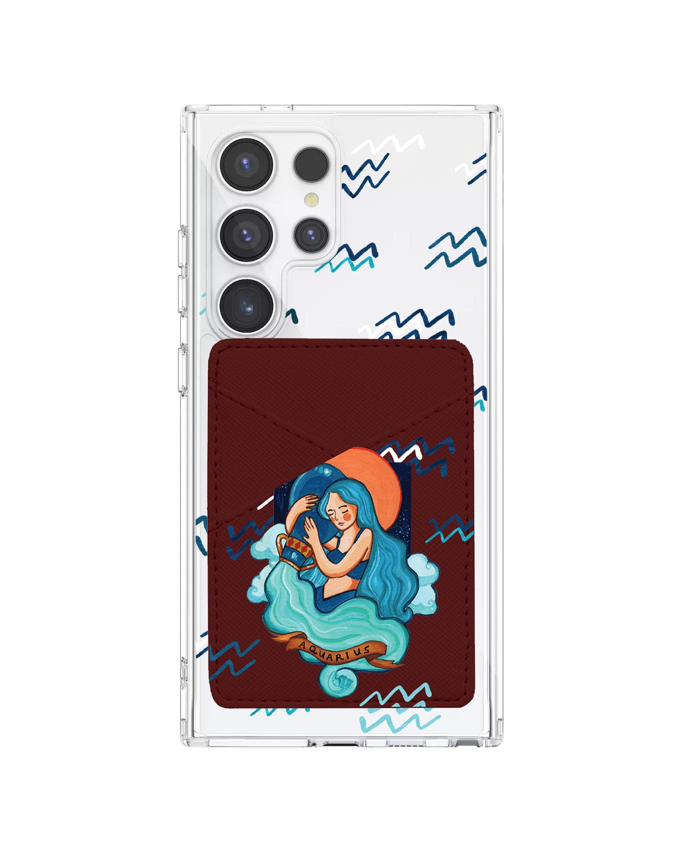 Android Phone Wallet Case - Aquarius