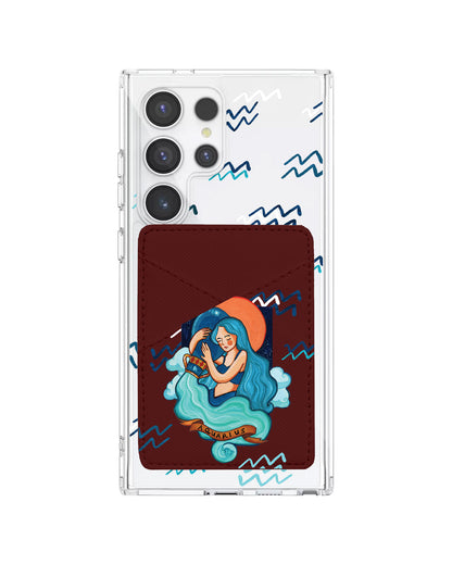 Android Phone Wallet Case - Aquarius