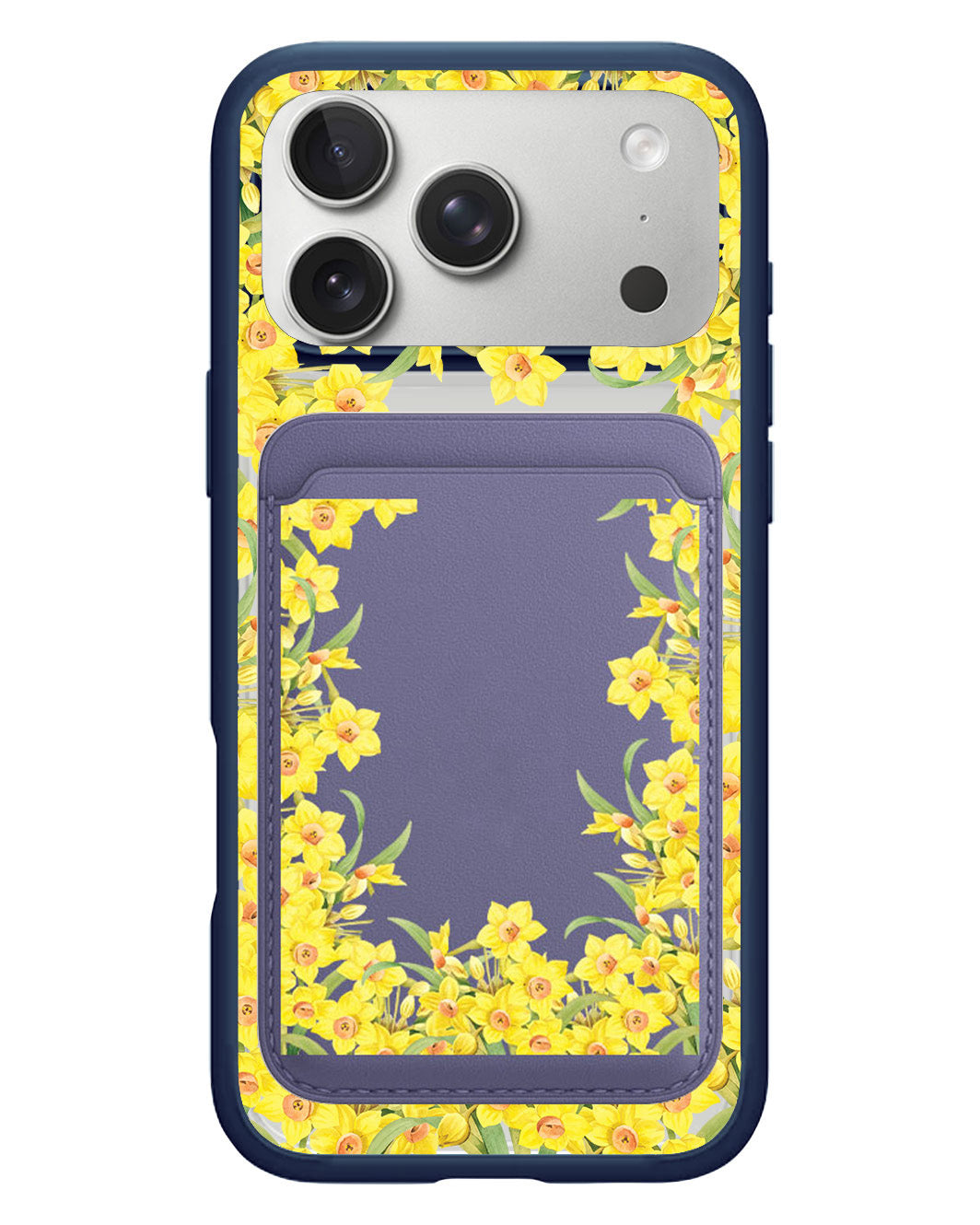 iPhone Magnetic Wallet Case - March Daffodil