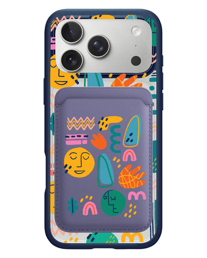 iPhone Magnetic Wallet Case - Silent Art