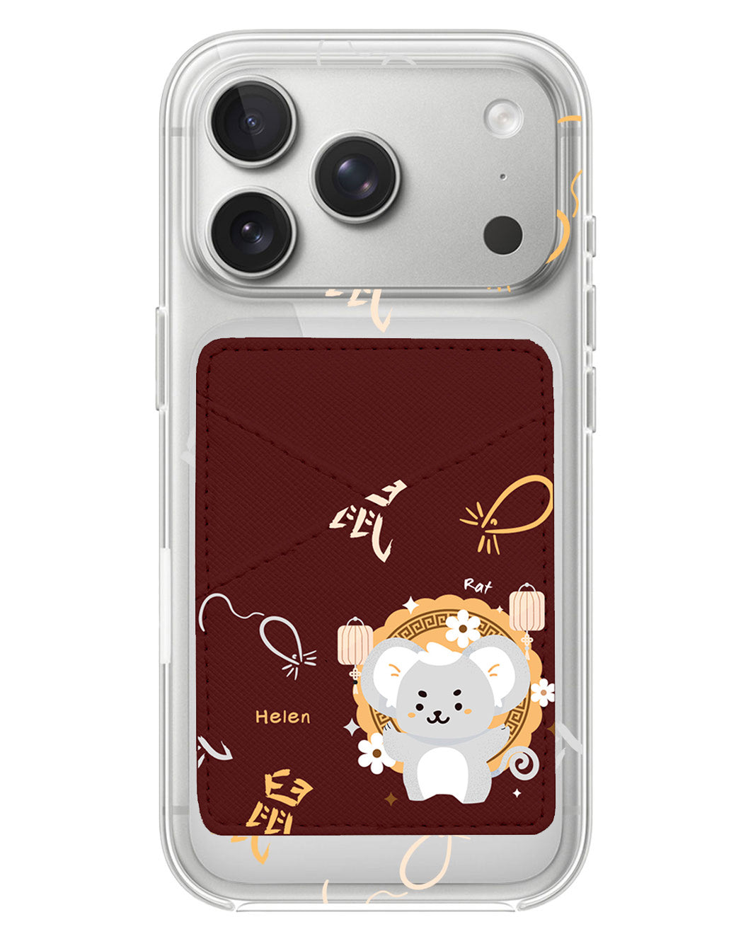 iPhone Phone Wallet Case - Shio Rat