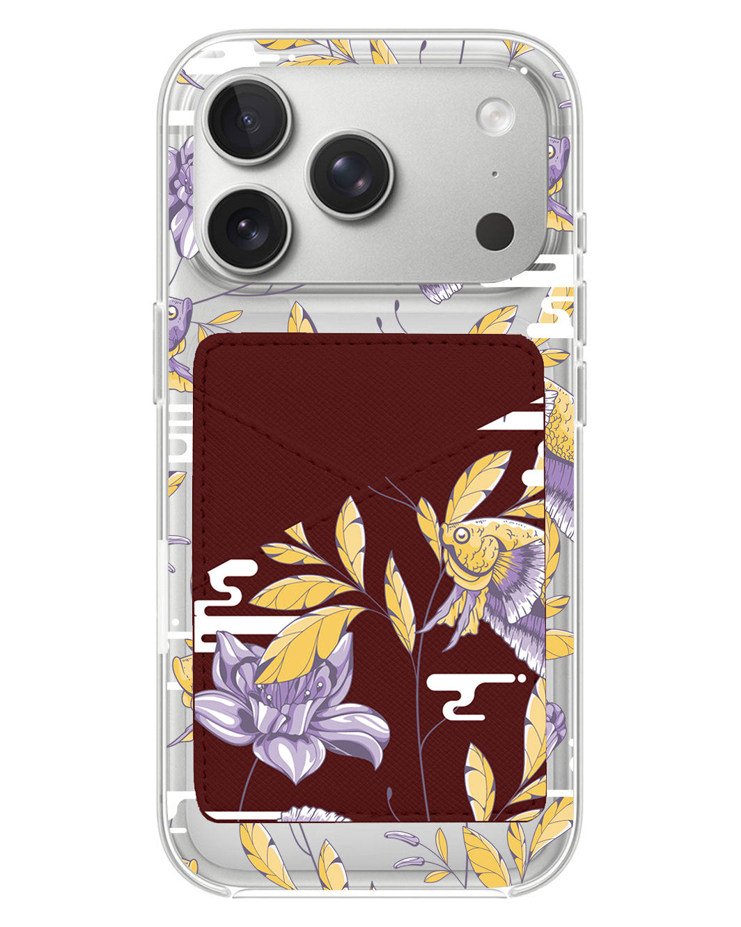 iPhone Phone Wallet Case - Fish & Floral 5.0