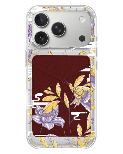 iPhone Phone Wallet Case - Fish & Floral 5.0