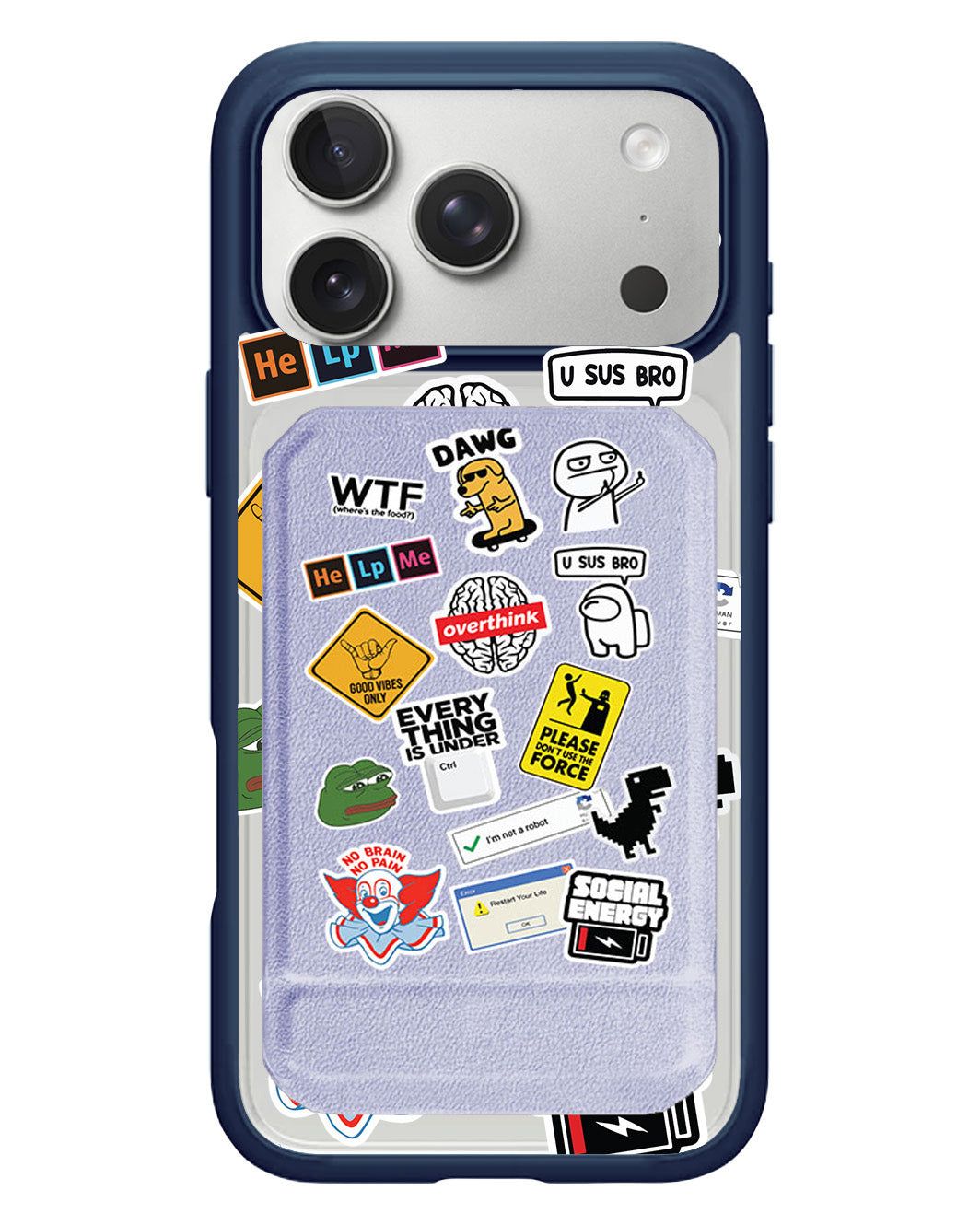 iPhone Magnetic Multifold Wallet - Brand Parody 2.0