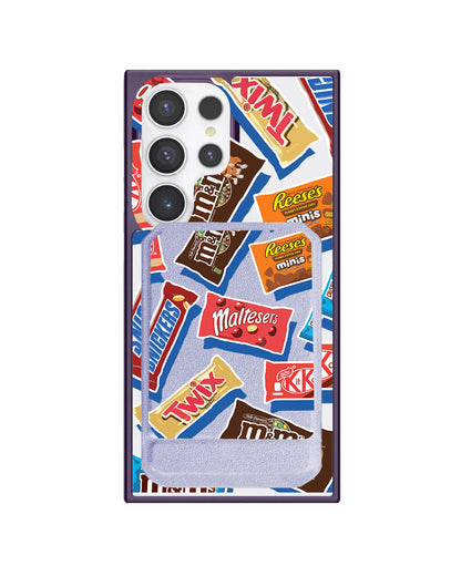 Android Magnetic Multifold Wallet - Choco Sweet