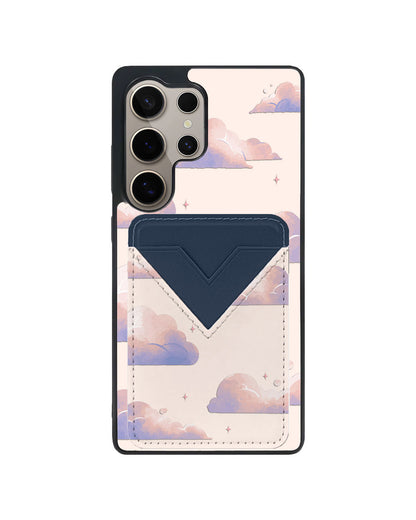 Android Avant Wallet Case - Pastel Clouds