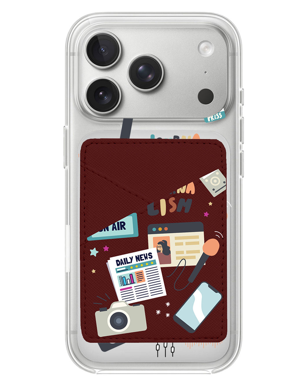 iPhone Phone Wallet Case - Journalism