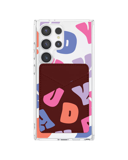 Android Phone Wallet Case - Chubby Monogram