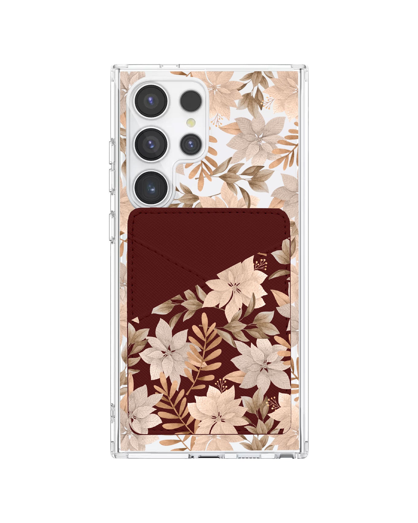 Android Phone Wallet Case - Rustic Lily