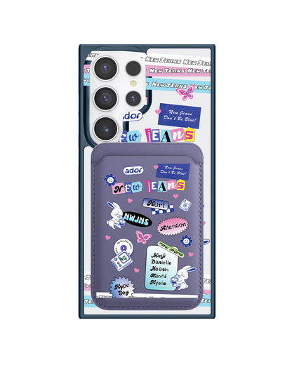 Android Magnetic Wallet Case - New Jeans Sticker